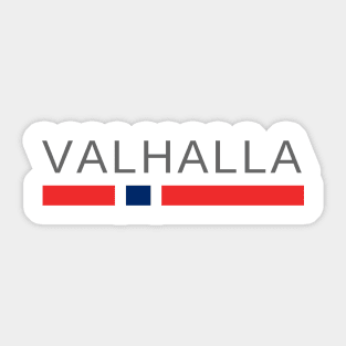 Valhalla Viking Norway Sticker